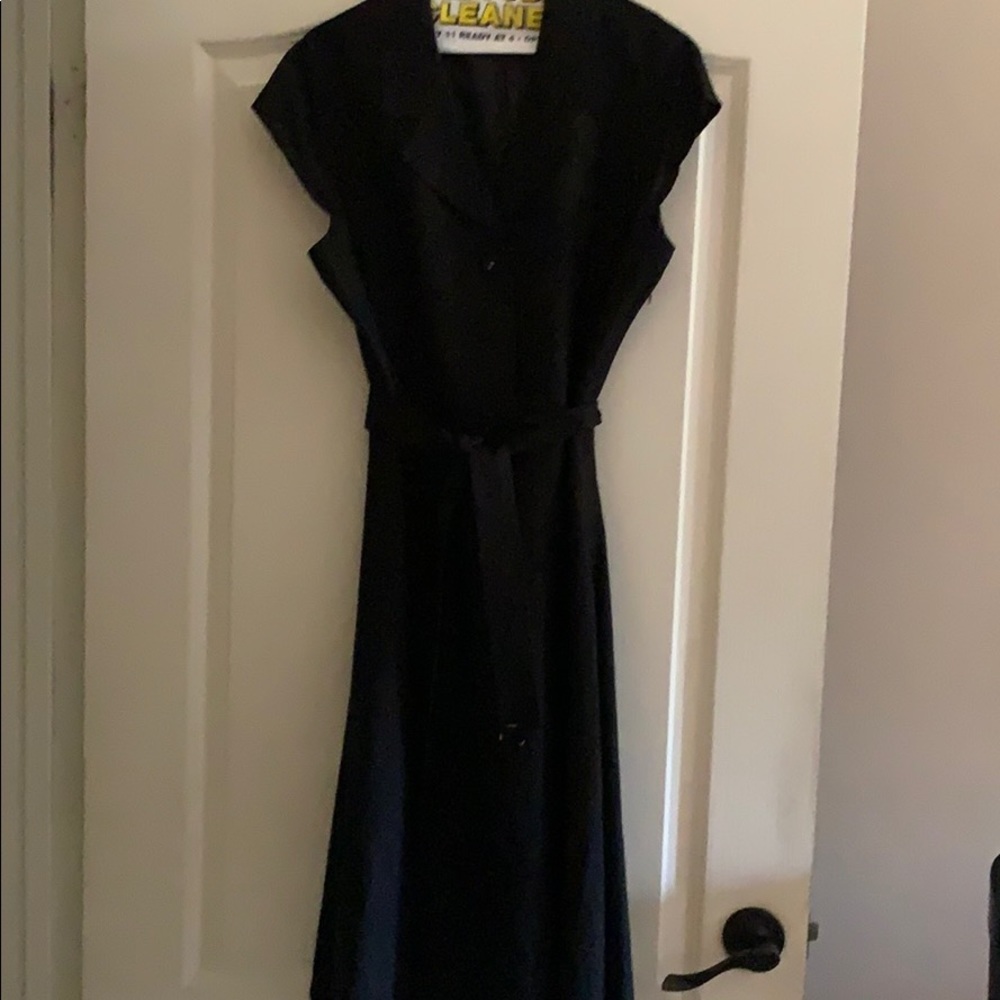 Calvin Klein Black linen dress